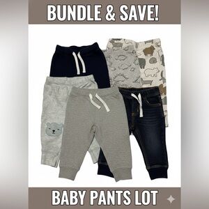 Carter’s Baby Unisex 3 Months Pull-On Pants Bundle 10 Piece Set